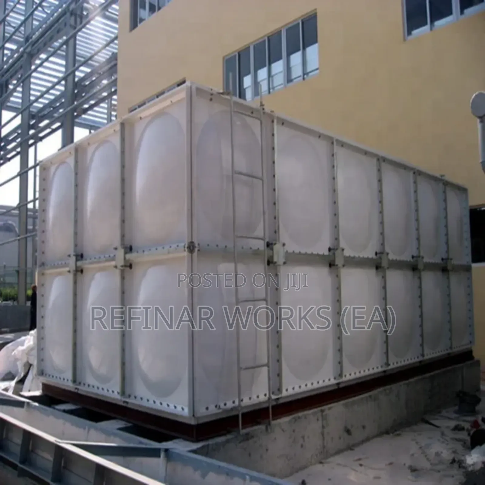 GRP Water Tank Supply Installation in Kenya