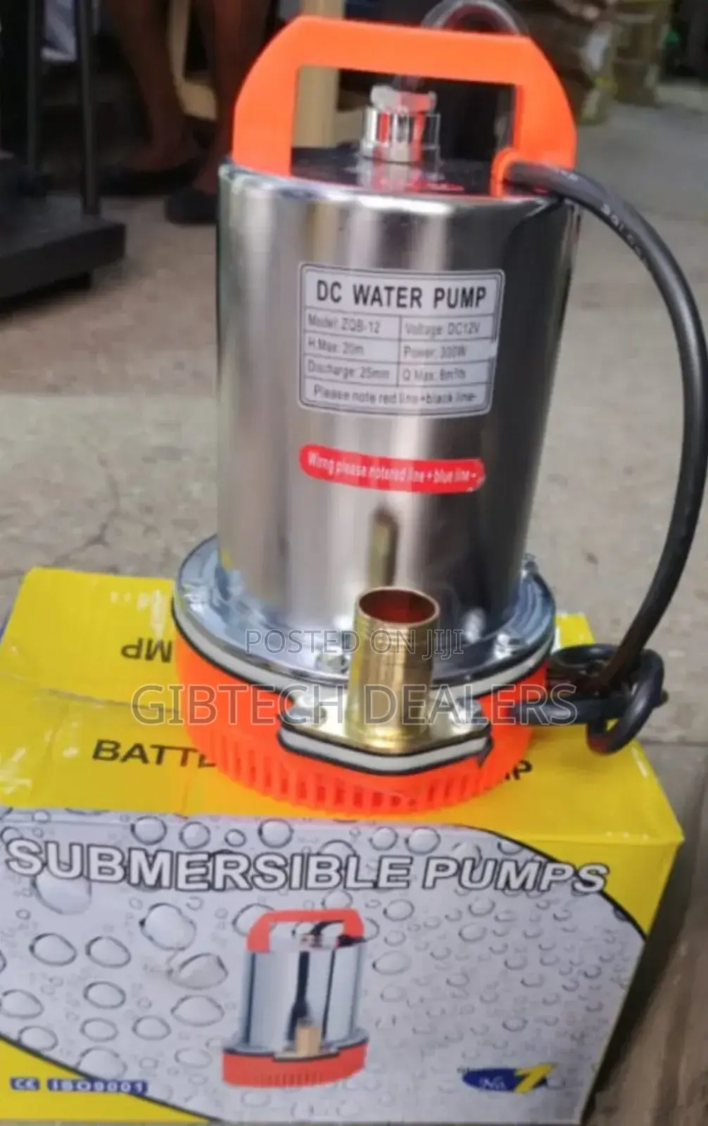 12v 20mtrs Submersible Solar Water Pump