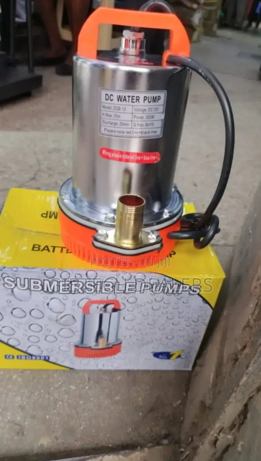 Submersible Solar Water Pump 20m 12 Volts