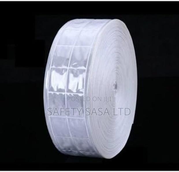 Silver PVC 2.5cm Reflective Tape - main view