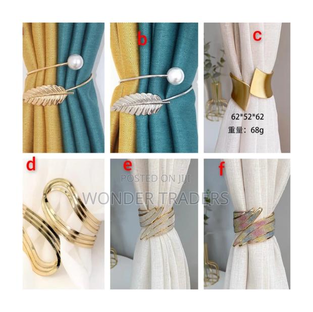 *Metallic Buckle Curtains Holders*