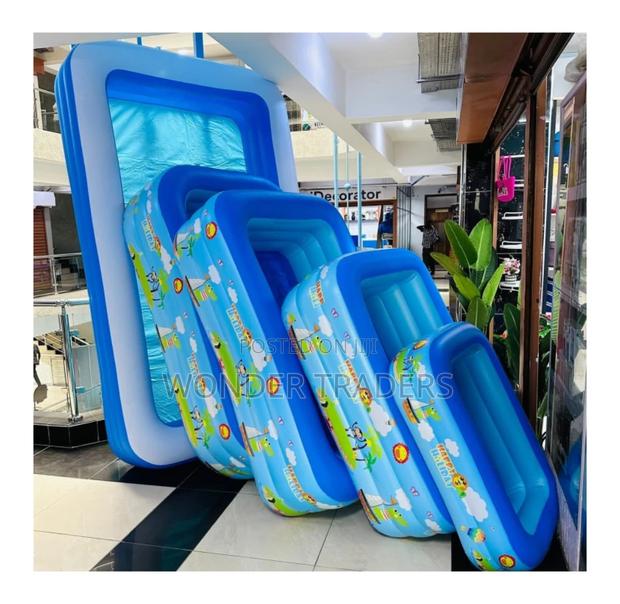 Summer Inflatable Swimming Pool for Kid,With Electric Pump - main view