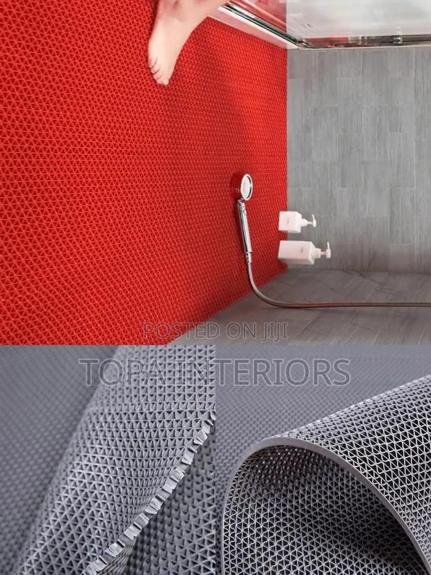 Water Resistant Bathroom PVC Mats and Corridor Runners