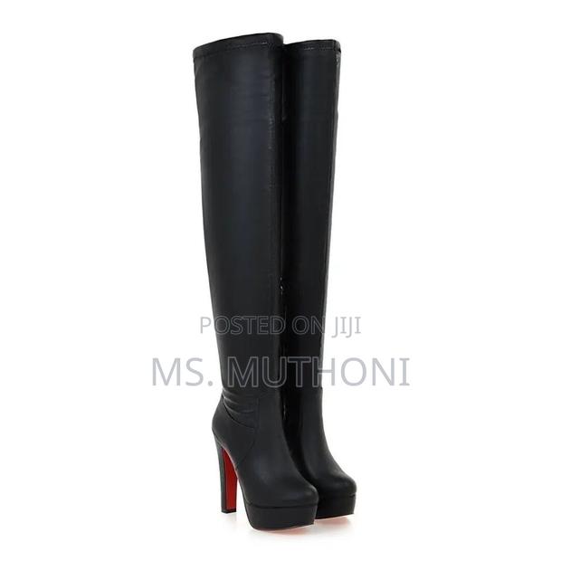 Red Bottom Double Sole Thighboots Sizes: 37,38,39,40,41, 42 - thumbnail 5