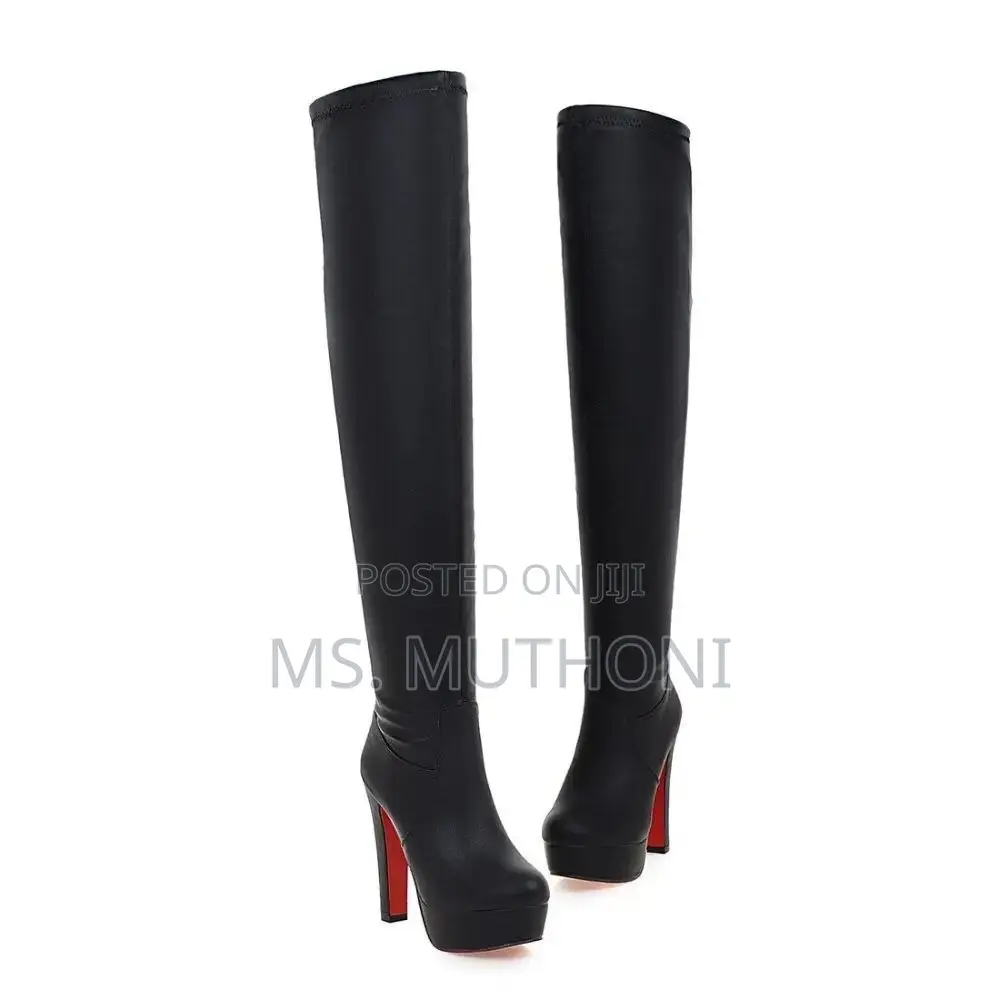 Red Bottom Double Sole Thighboots Sizes: 37,38,39,40,41, 42