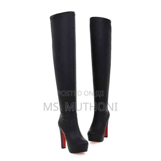 Red Bottom Double Sole Thighboots Sizes: 37,38,39,40,41, 42 - thumbnail 6