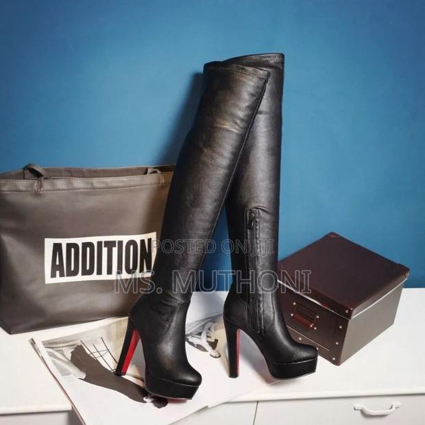 Red Bottom Double Sole Thighboots Sizes: 37,38,39,40,41, 42 - thumbnail 4