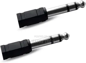 Audio Adapter 6.35mm(1/4 Inch) Male to 3.5mm(1/8 Inch) Femal