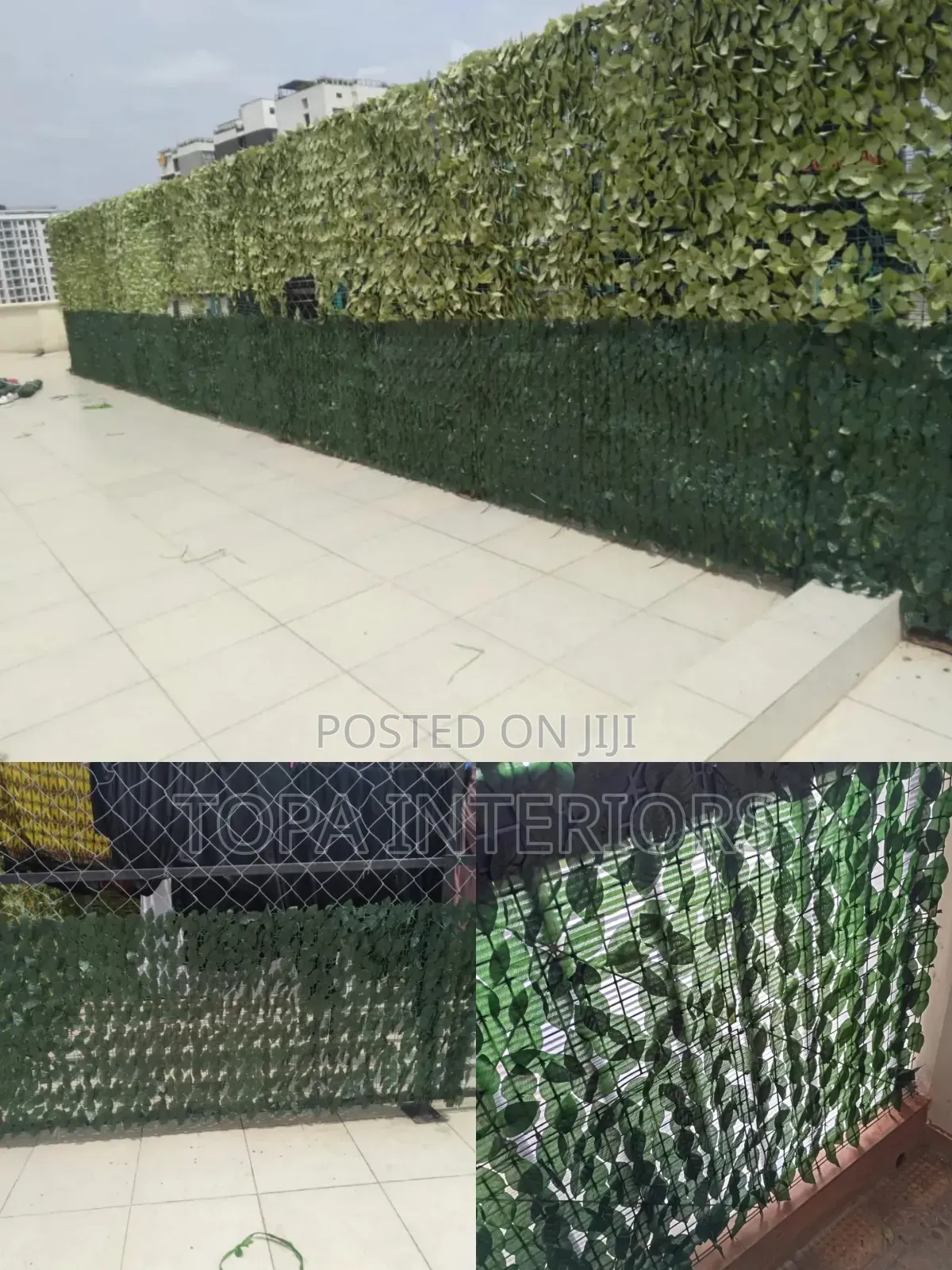 Balcony Dust Trap and Wind Breaker Artificial Privacy Fence