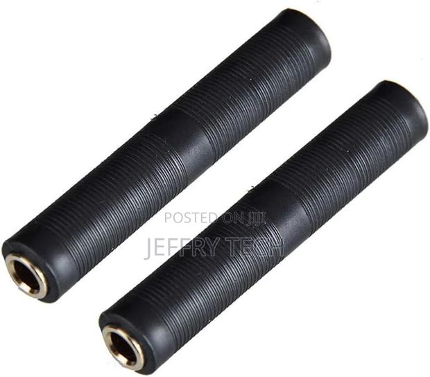 1/4 Inch TRS/TS Coupler, 6.35mm Female to Female Audio Conne
