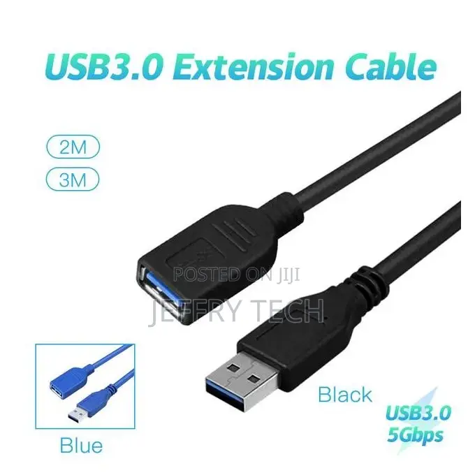 1 Meters Usb3.0 Extension Cable Usb a Male to Female Cord