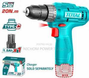 Total TDLI12428 Lithium-Ion Cordless Drill 12V