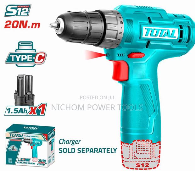 Total TDLI12428 Lithium-Ion Cordless Drill 12V - main view