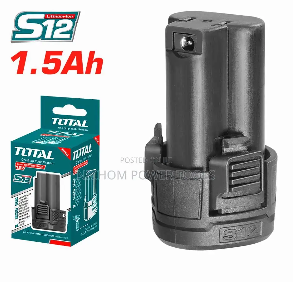 TOTAL TBLI12152 Lithium-Ion Battery Pack 12V