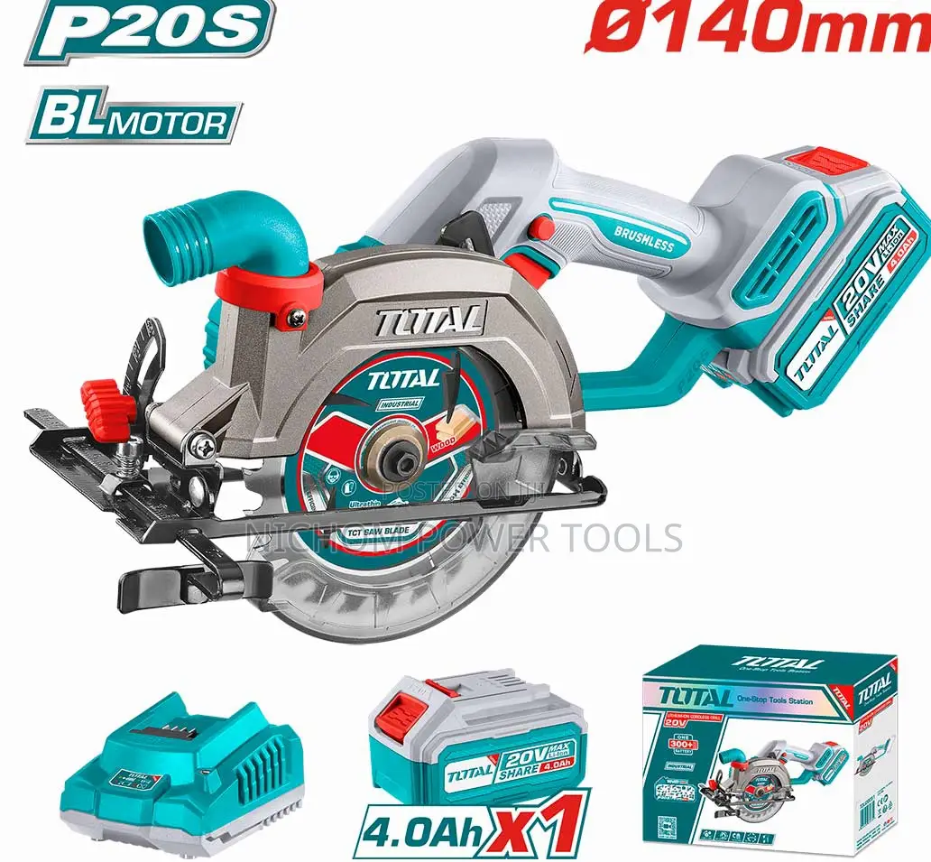 Total TSLI14021 Lithium-Ion Circular Saw 20V
