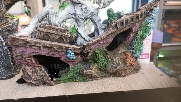 Aquarium Ship Ornament Big
