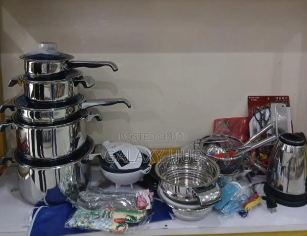 Marwa 110pcs Stainless Steel Pots and Pan