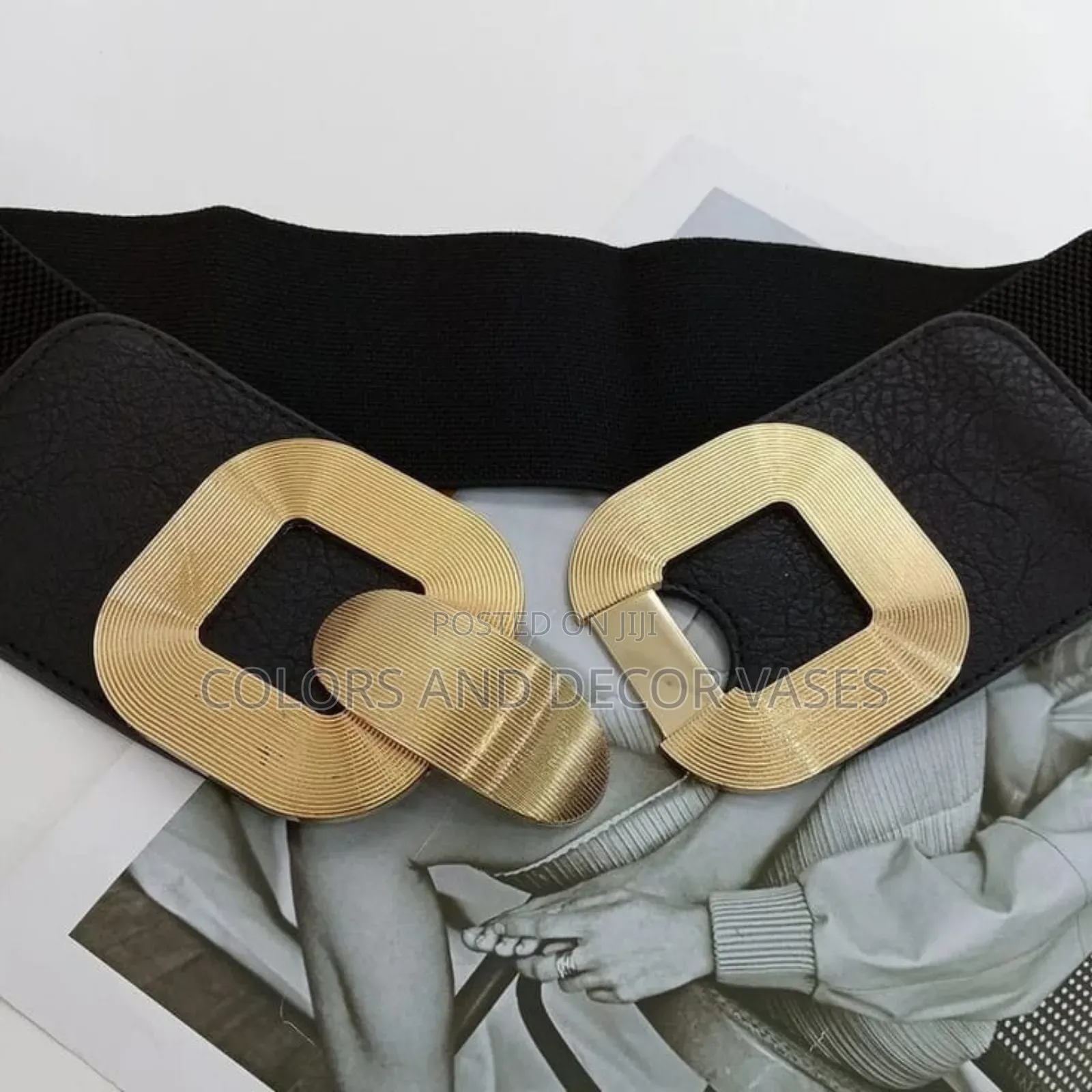 Gold Buckled Belts in Stock