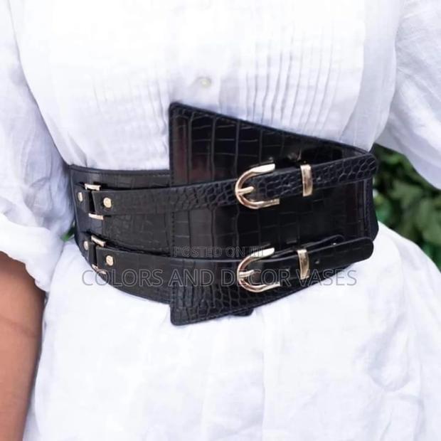 Silver And Gold Buckled Belts - main view