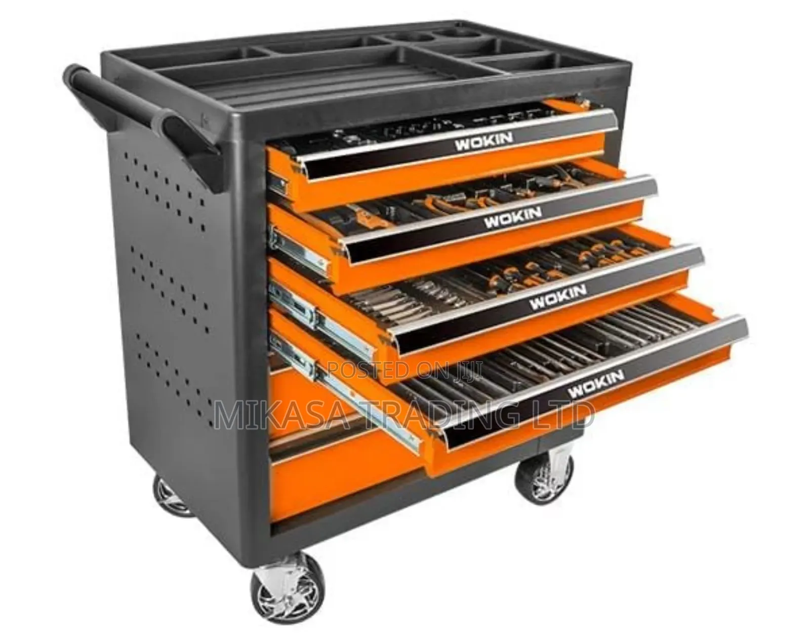 163pcs Roller Cabinet Tool Box Complete With Tools