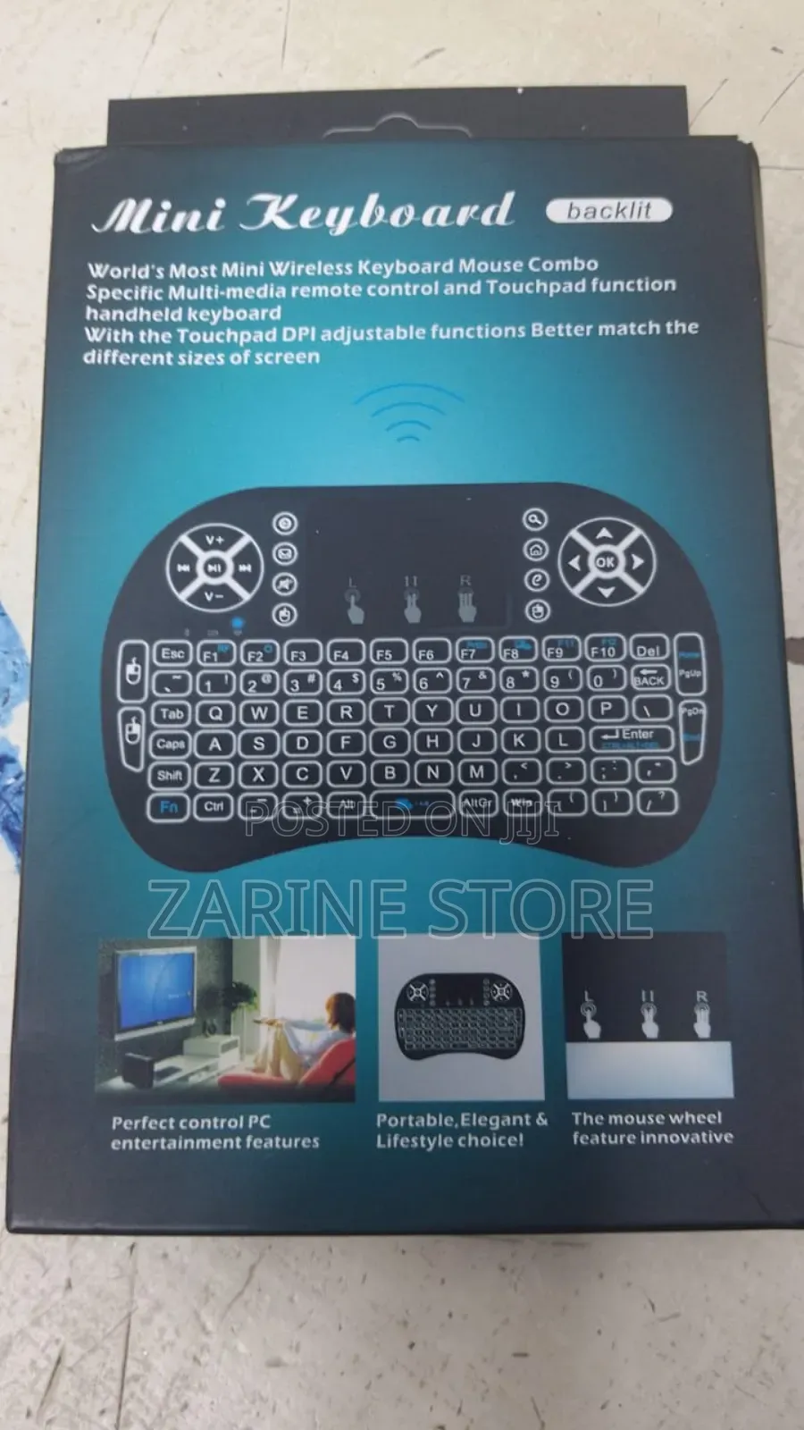 Mini Wireless Keyboard Mouse Combo Multi Media Remote