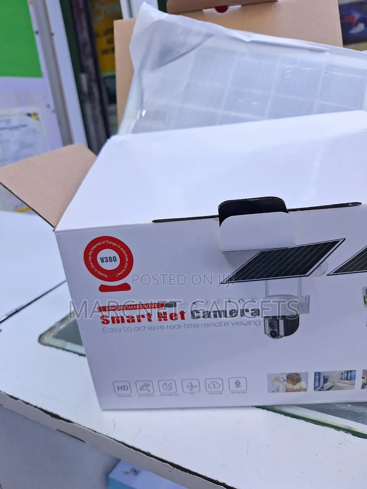 CCTV Outdoor Solar Powered Wifi V380 Pro Camera Motion Sense