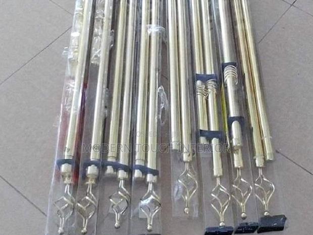 Extendable 2 Meter Double Curtain Rods