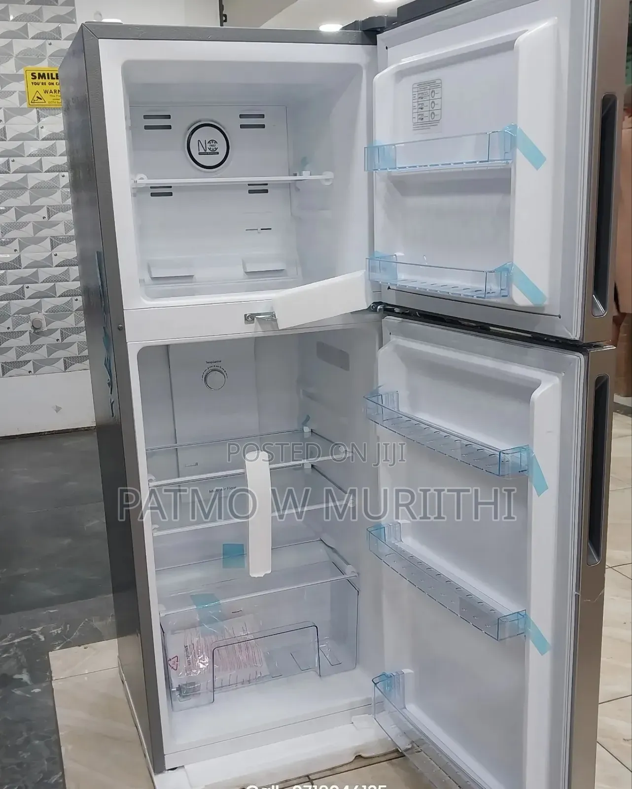 Ramtons 188L Refrigerator Double Door Frost Free Silver