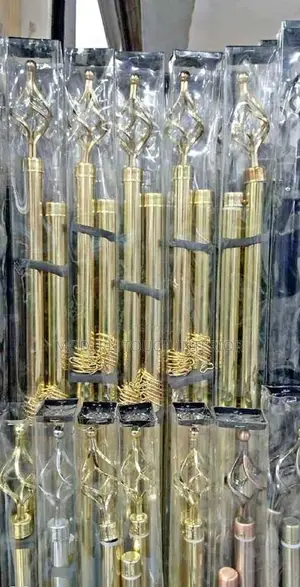 2 Meter Gold Curtain Rod