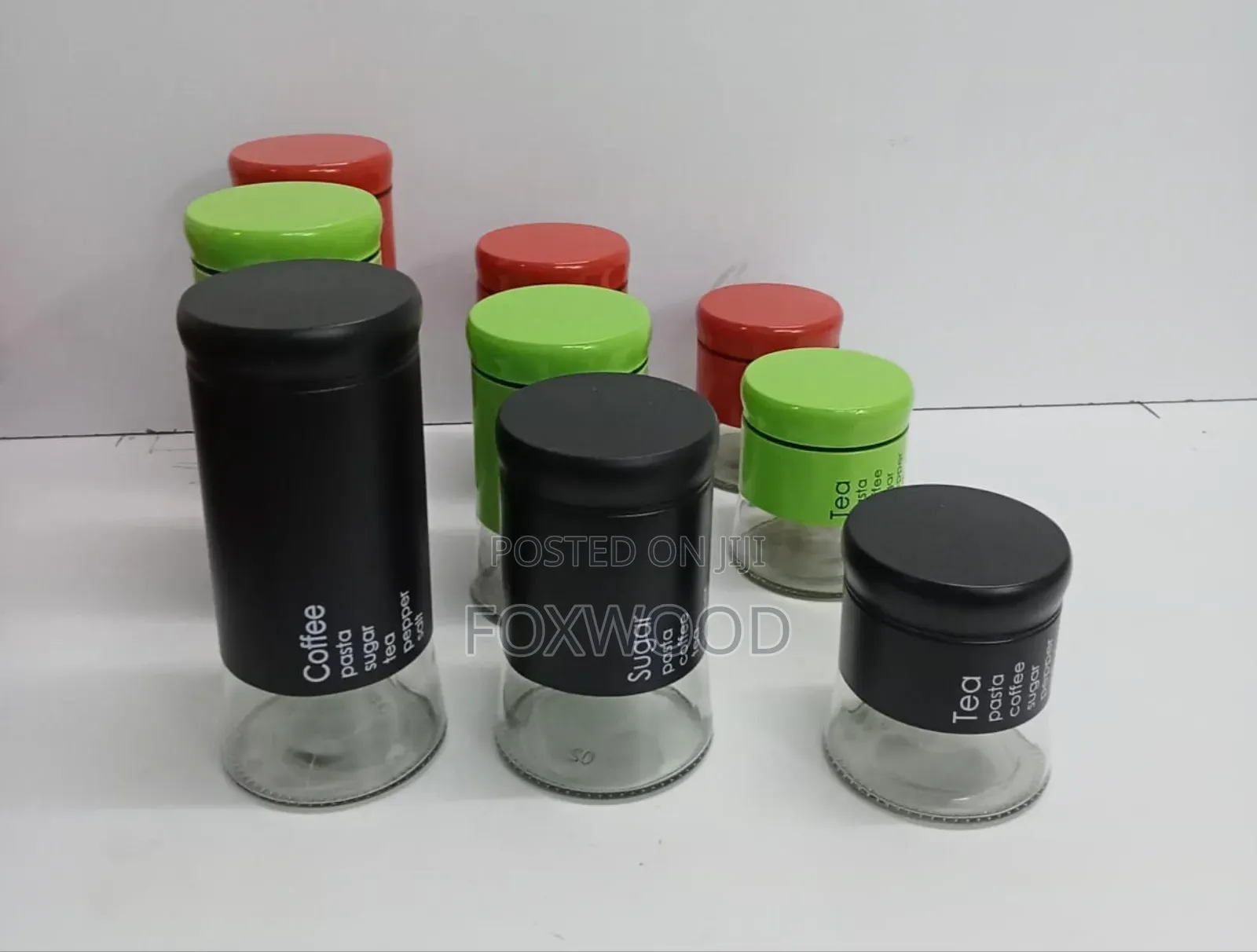 Tea, Sugar and Coffee Canisters