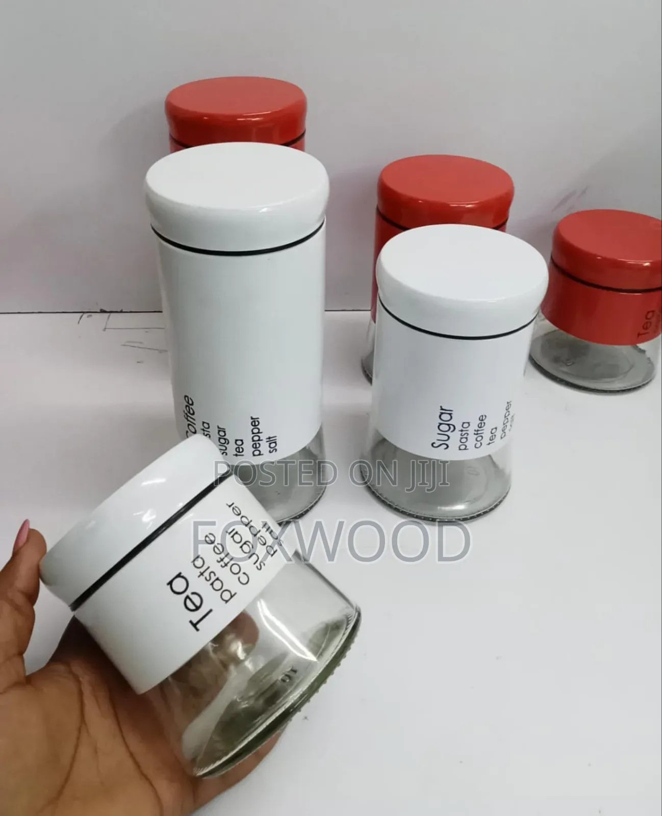Tea, Sugar and Coffee Canisters