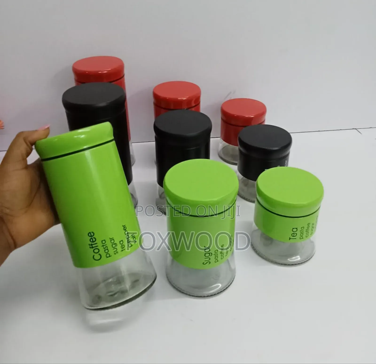 Tea, Sugar and Coffee Canisters