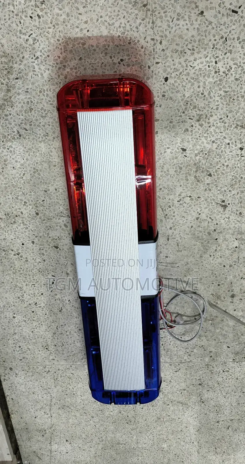 Ambulance Light Complete With Siren - Red Blue