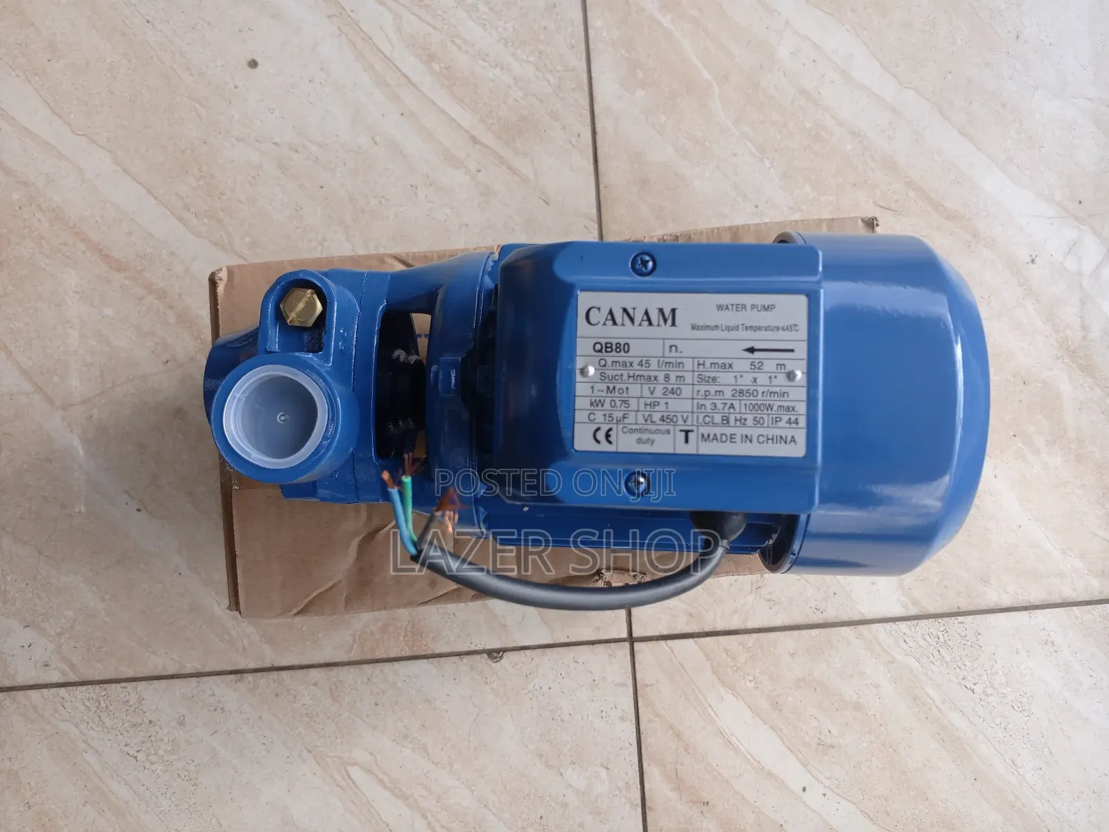 Canam Boaster Pump 1hp