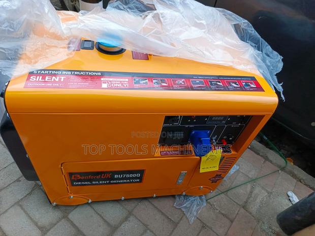 Original Benford UK 10kva Diesel Silent Generator - main view