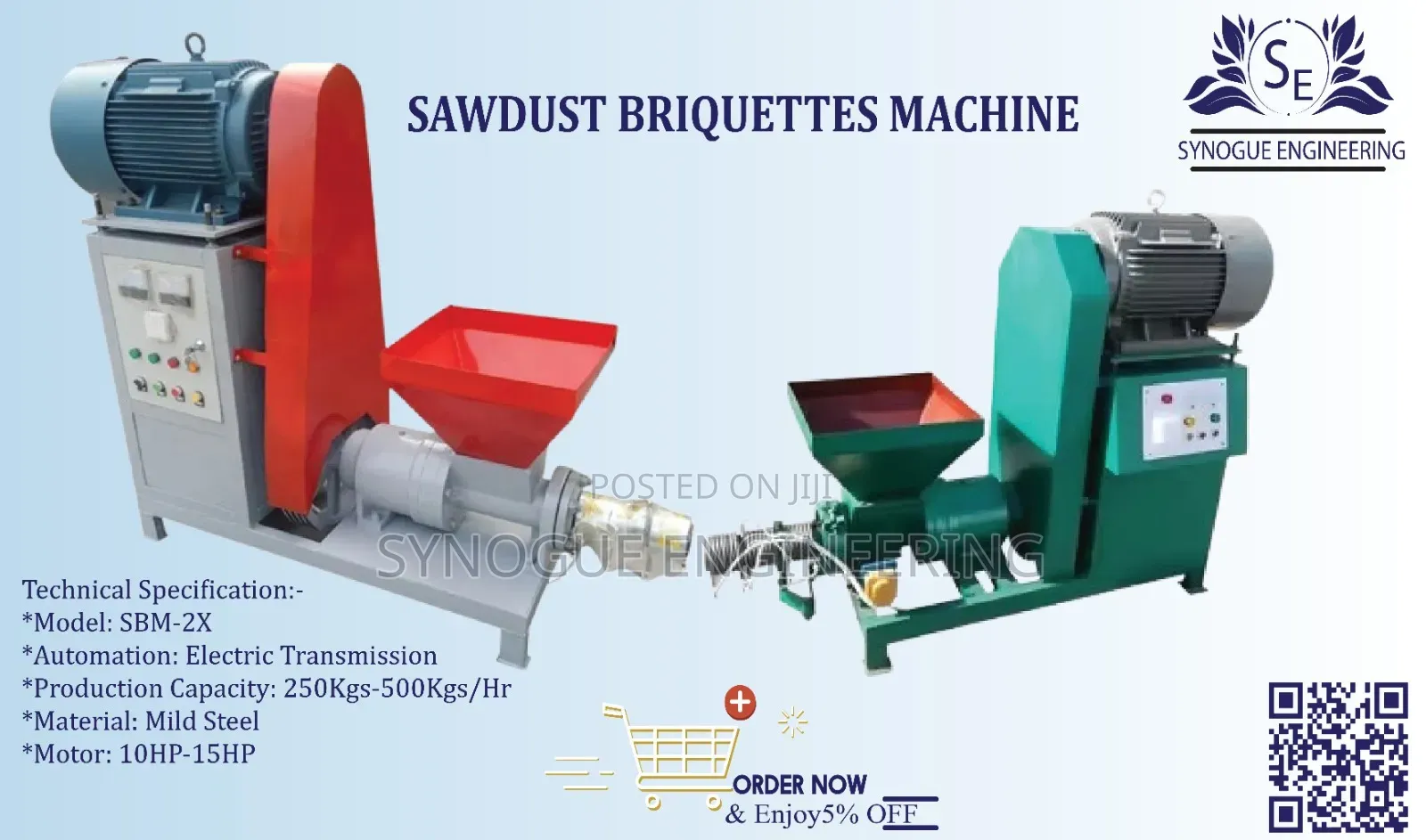 Sawdust Briquette Machine