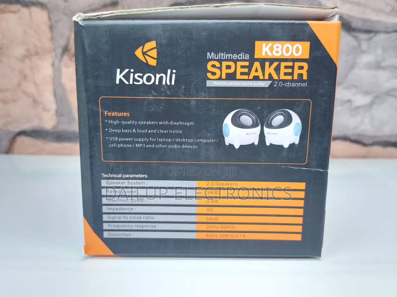 Kisonli USB 2.0 Multimedia Speakers
