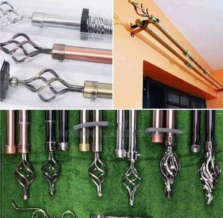 2 Meter Double Curtain Rods