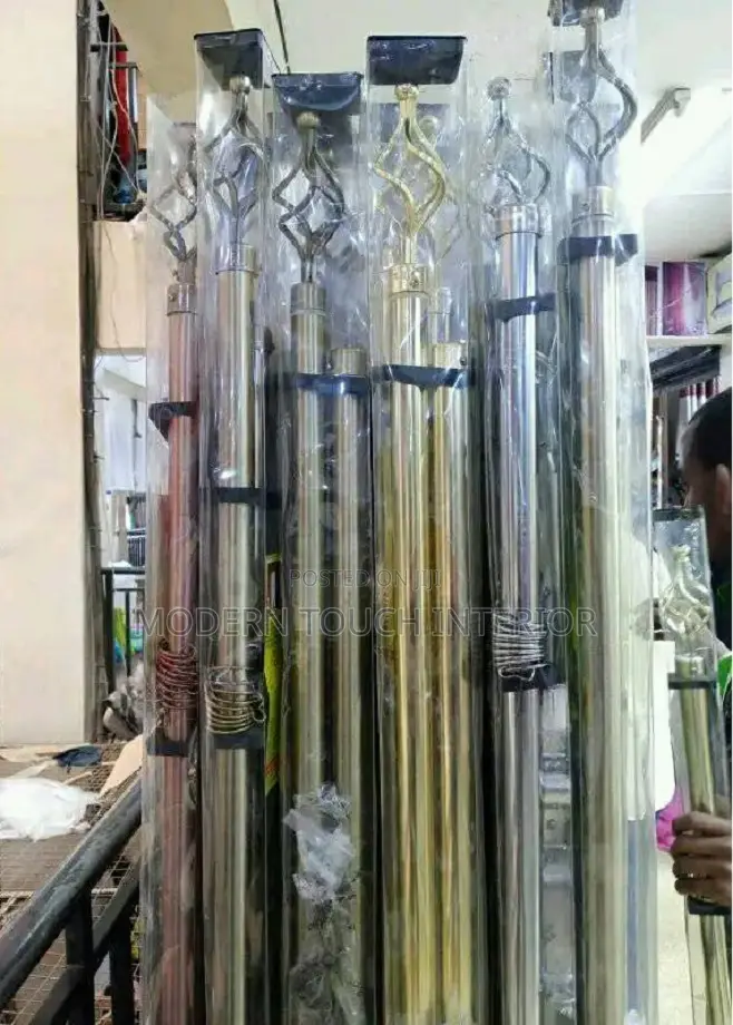 New Adjustable 2 Meter Double Curtain Rod