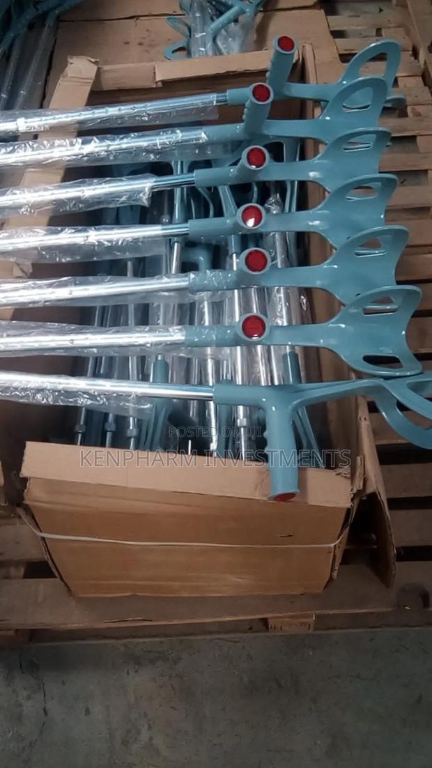 Elbow Crutches; Open Cuff Grip Design - main view