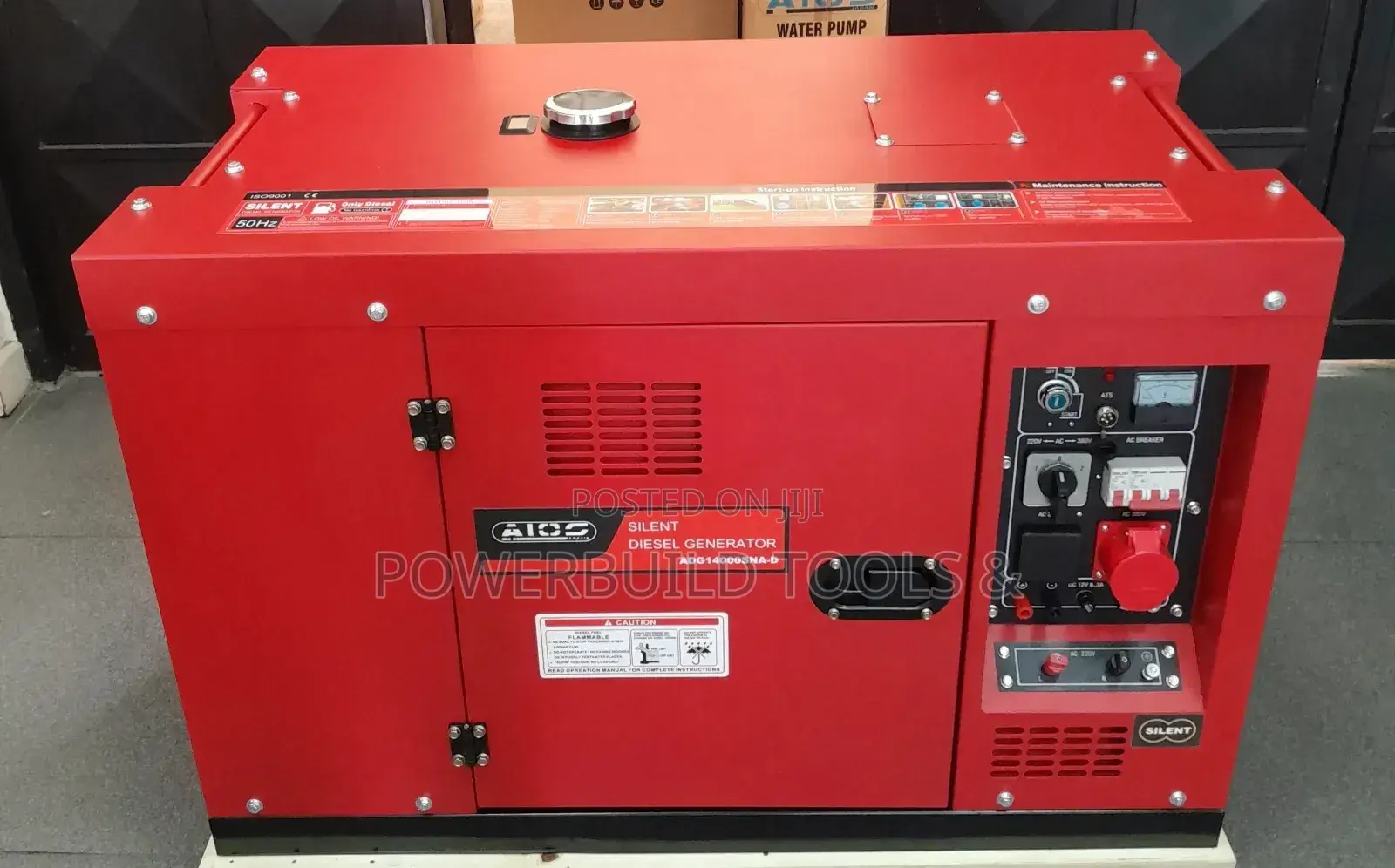 14KVA Aico Silent Diesel Generator/Dual Phase.