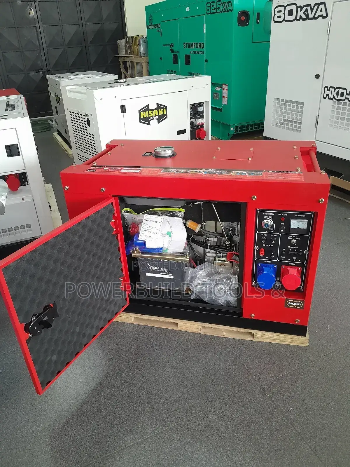 14KVA Aico Silent Diesel Generator/Dual Phase.