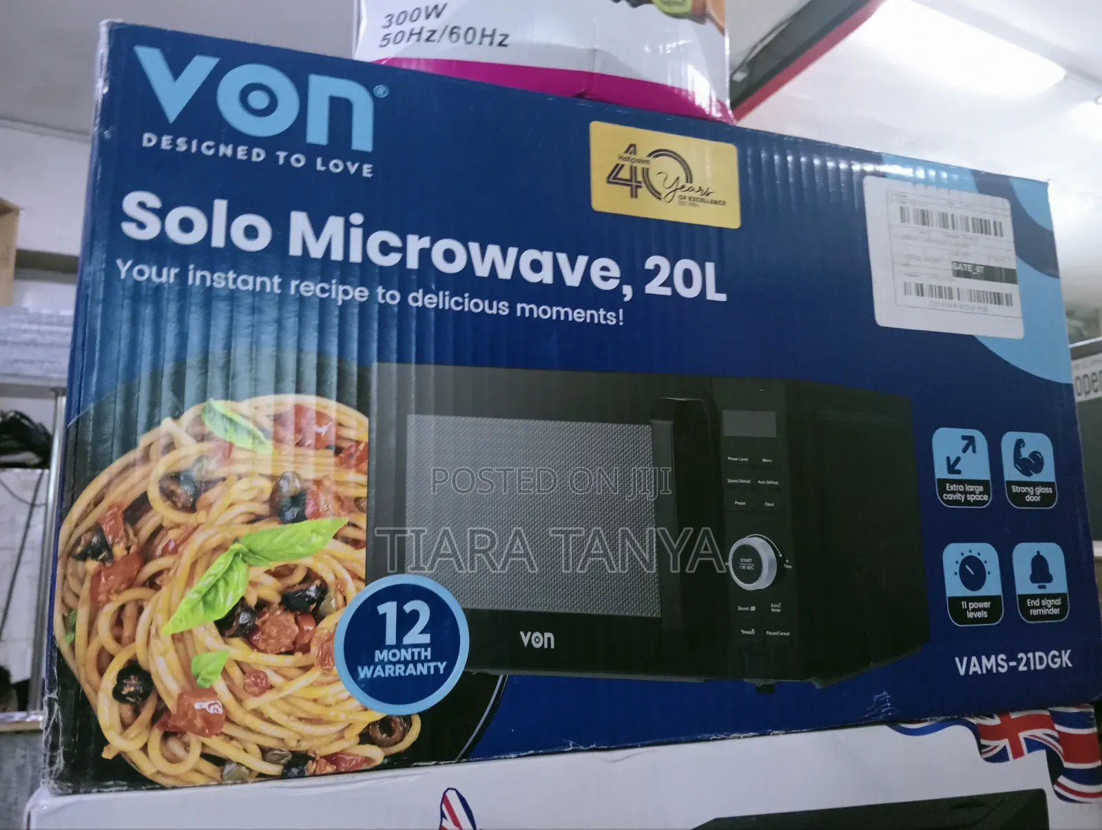 Von 20 Litres Digital Microwave