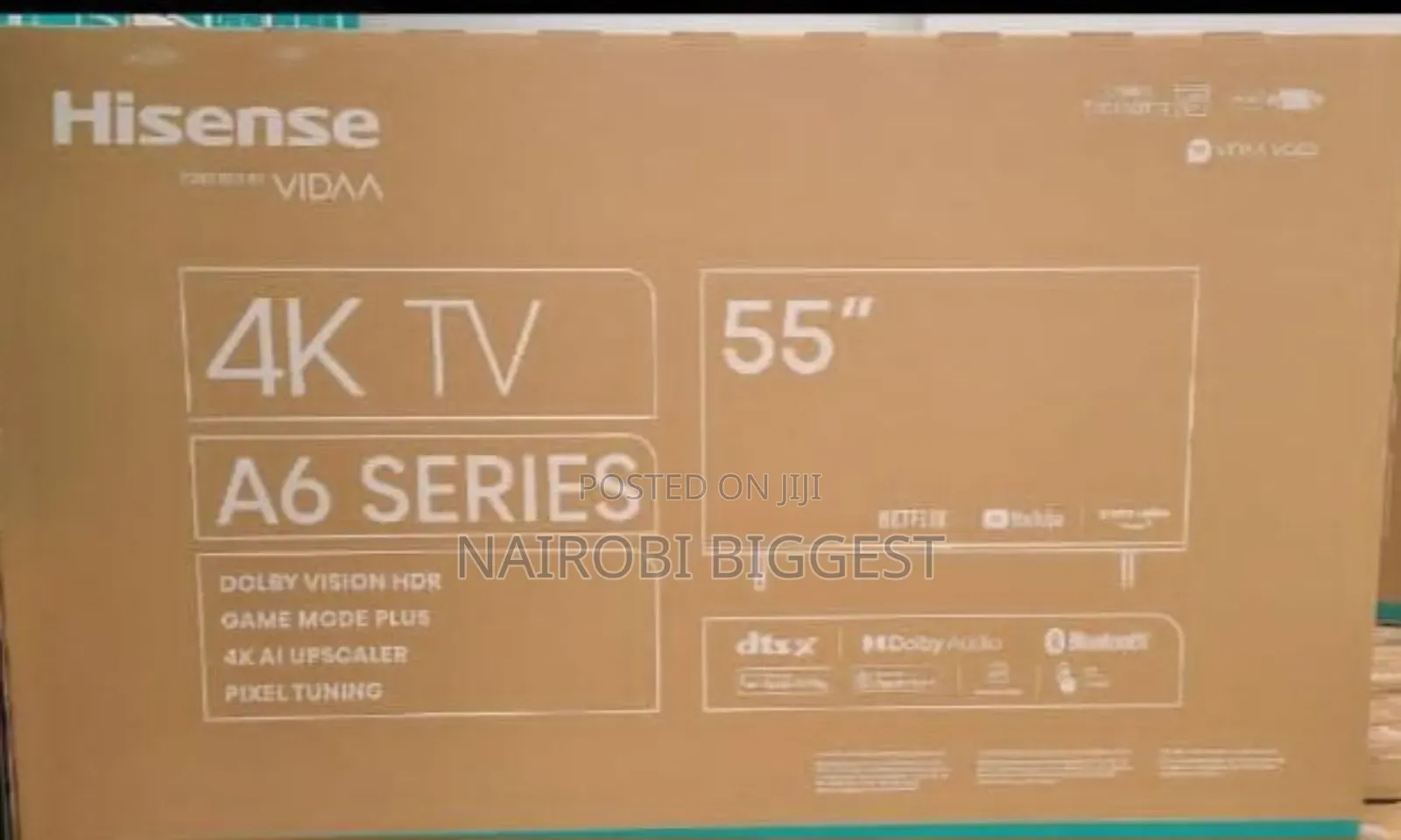 Hisense 55" Frameless A6 Series Television