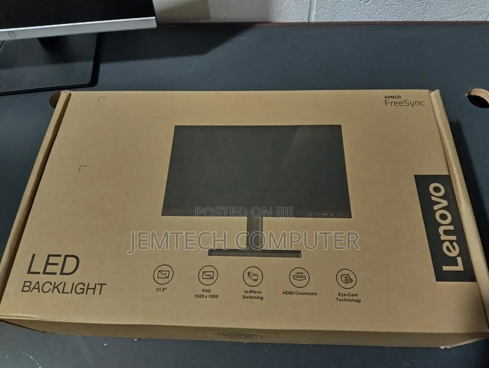 ~Lenovo L22i-30 21.5" FHD Monitor, Raven Black Color`