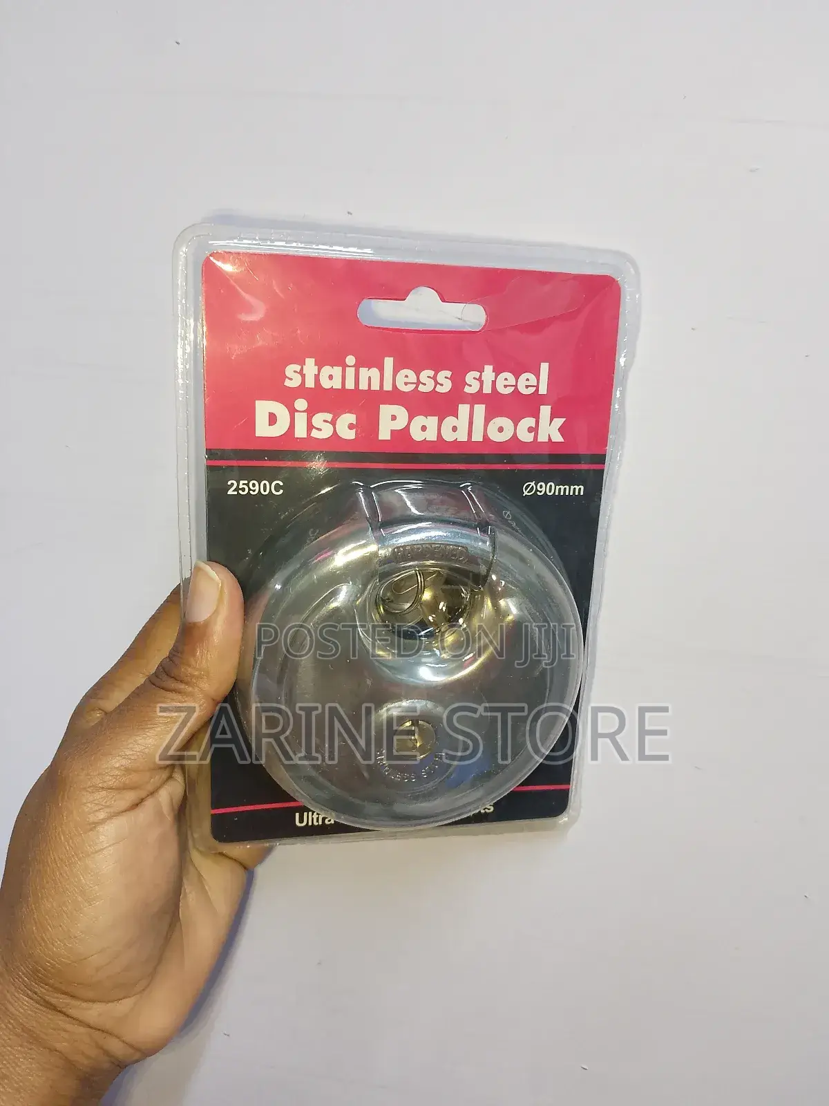 90mm Stainless Disc Padlock