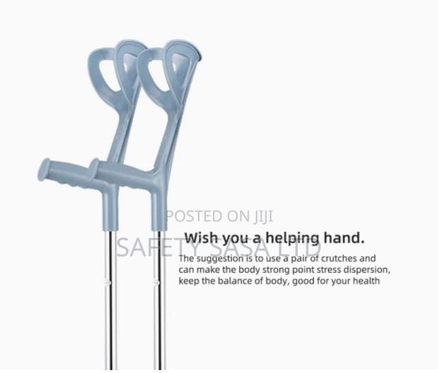 Open Cuffed Elbow Crutches - main view