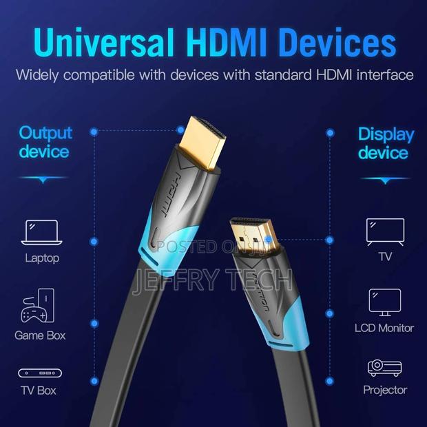 Vention VAA-B02-L1000 High Speed Flat HDMI Cable 10 Meter