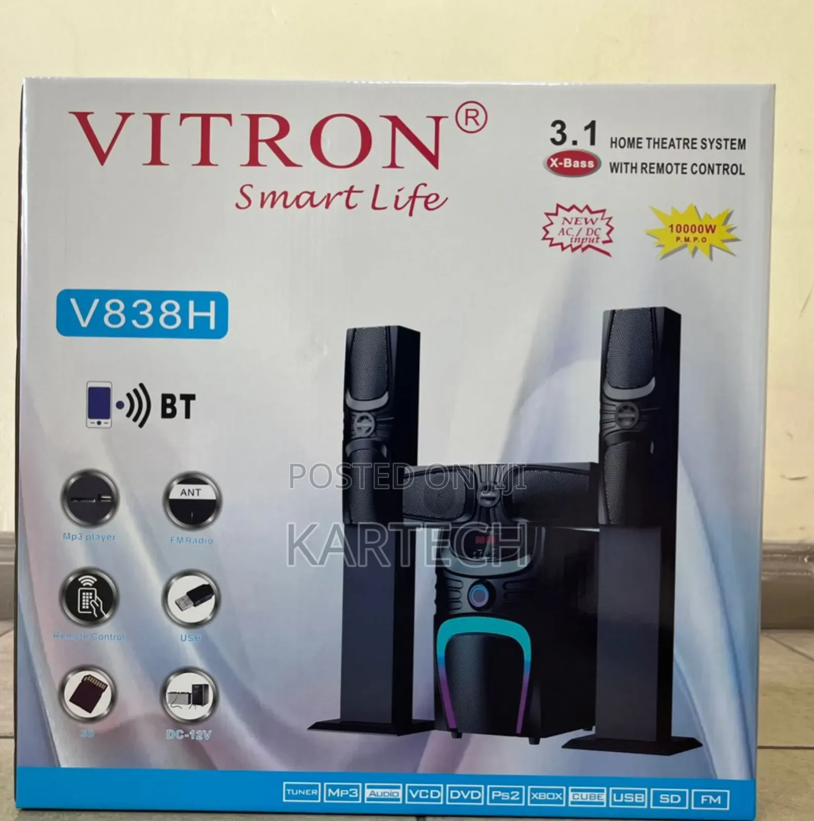 Vitron V838 Woofer 3.1 Tall Boy