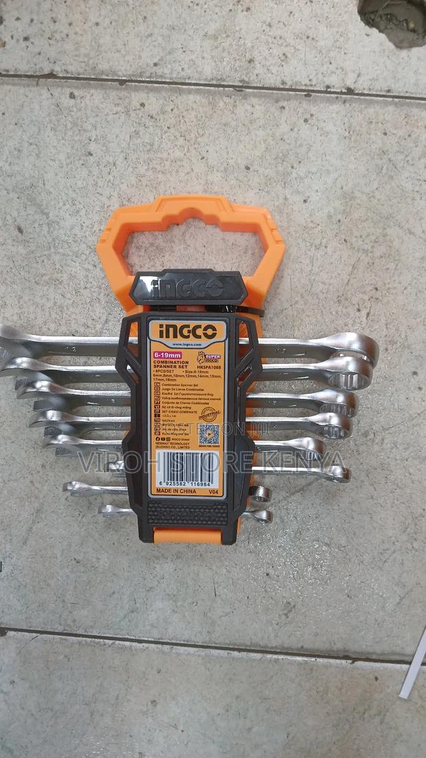 INGCO Combination Spanner Set Ring and Open Ended - thumbnail 3